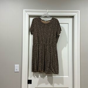 XL Old Navy Leopard Dress